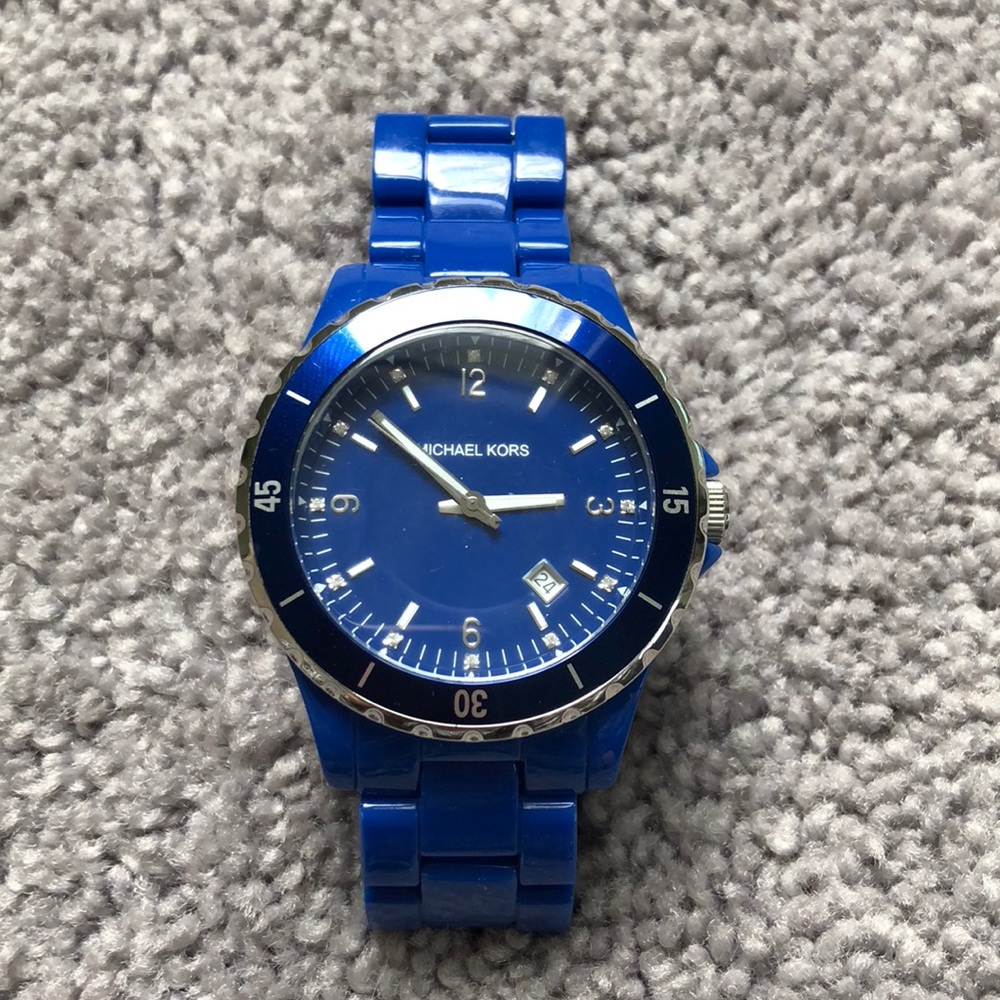 Blue Michael kors Watch